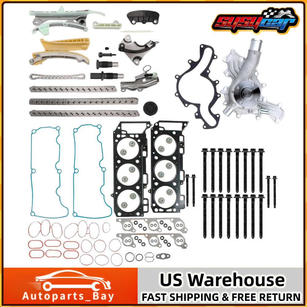 Timing Chain Kit w/ Head Gasket Bolts for 2004-2010 Ford Mercury Land Rover 4.0L