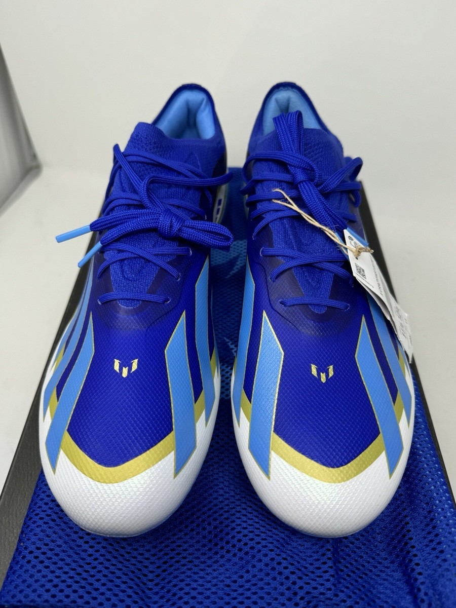 Adidas X Crazyfast ELITE FG Messi Soccer Cleats Shoes Blue ID0710