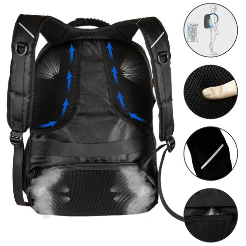 HOT DEAL Large TSA Friendly Durable Travel Backpack Anti-Theft 17" Laptop Bag - Picture 6 of 6