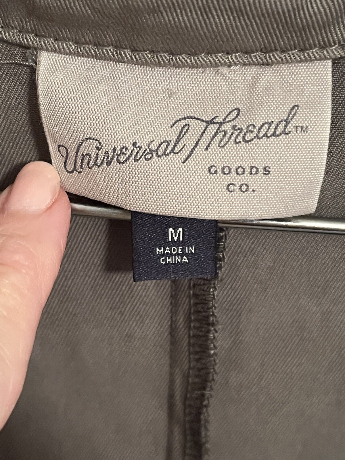 Universal Thread Khaki Green Lyocell ButtonDown S… - image 2