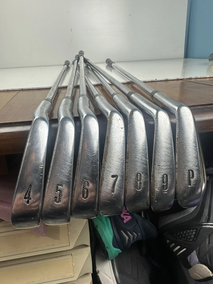 Kzg Evolution Forged Irons 4-P Precision Steel Shaft Lamkin Some Surface Rust RH - Image 2 of 4