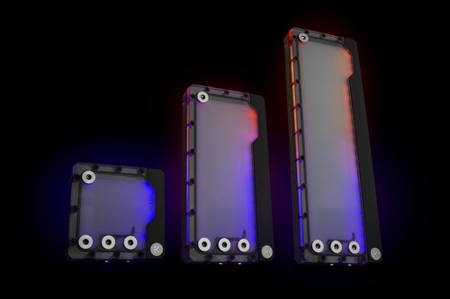 EKWB EK-Quantum Kinetic FLT 120 Pump/Reservoir Combo, D5 PWM, D-RGB, Plexi - Afbeelding 3 van 7