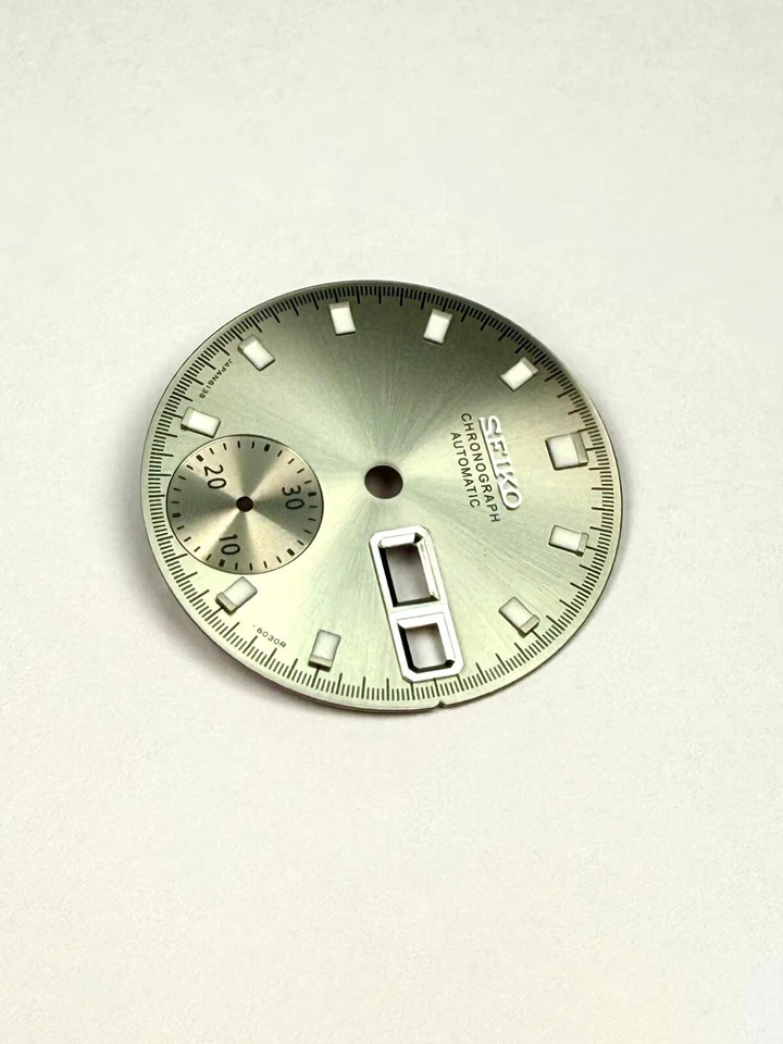 Seiko Pogue Silver Dial 6139-6000-6002-6005 - Watch Restoration - Remplacement - Immagine 3 di 4