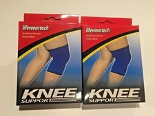 Knee Support 2 Compression Wraps One Size Fits All Workout Sports Everyday Use