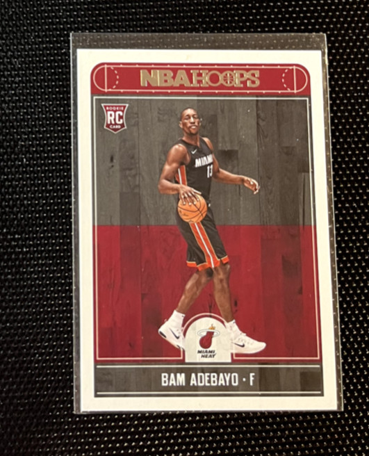 2017-18 NBA Hoops - Bam Adebayo (RC) - Base Rookie - Miami Heat - #264