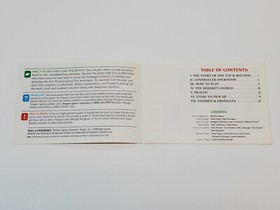 Skull and Crossbones Tengen Original Authentic NES Nintendo Manual *