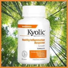 KYOLIC-Aged Garlic Extract-Curcumin-FORMULA111-50Caps.NEW!!!