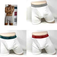 Calvin Klein Boxer Briefs 3-PACK White Multiple Sizes CK NB4003-942