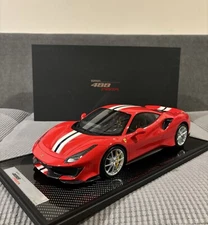 1/12 BBR Ferrari 488 Pista Rosso Corsa 322 Limited 20 PCs Large Car With Case