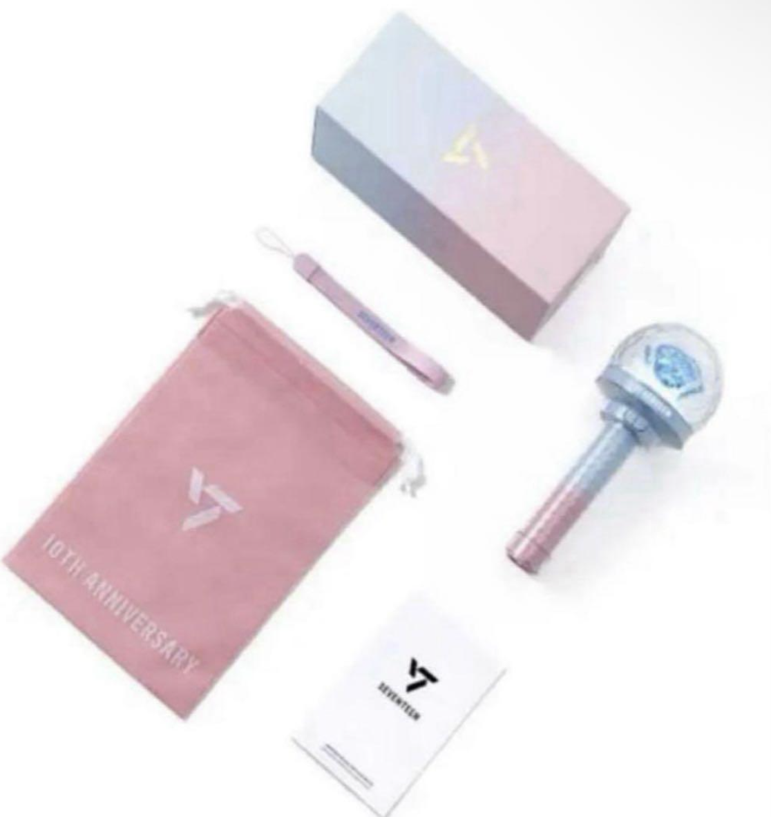 アイドル SEVENTEEN OFFICIAL LIGHT STICK 10TH Seventeen 10th Anniversary Light Stick Official Ver. 3 | eBay