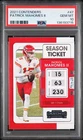 2021 Panini Contenders #47 Patrick Mahomes Ii PSA 10 Gem Mint Chiefs Football