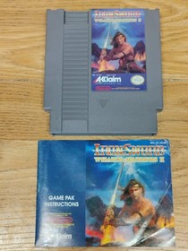 NES Lot Of 7 Games & Game Genie - Beetle Juice, Mario Duck Hunt, Jaws, Tetris 