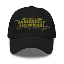 OPERATION MIDNIGHT HAMMER ~ DARK MAGA Trump hat, Iran B52 Stealth Bomber strike