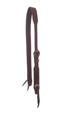 Berlin Custom Leather Split Ear Headstall with Fancy Buckles Western Tack