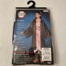 Demon Slayer Nezuko Kimono Dress Child Costume- New- Small 4-6 - Anime