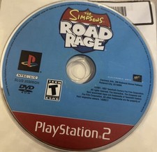 The Simpsons Road Rage (Sony PlayStation 2, 2001) PS2 Disc Only Tested