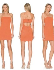 Alice + Olivia Nelle Spaghetti StrapMini Dress in Sienna Size 6