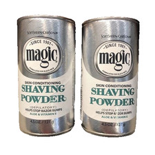 SoftSheen Carson Magic SKIN CONDITIONING Shaving Powder for Razor Bumps 4.5oz X2