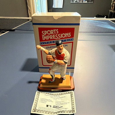 Thurman Munson Sports Impressions Limited Edition Figurine /5000 COA Box Yankees