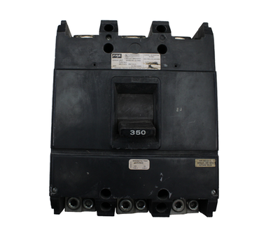 #ad FEDERAL PACIFIC ELECTRIC CIRCUIT BREAKER NJJ231350 3 POLE 350 AMP 240 VAC $92.00