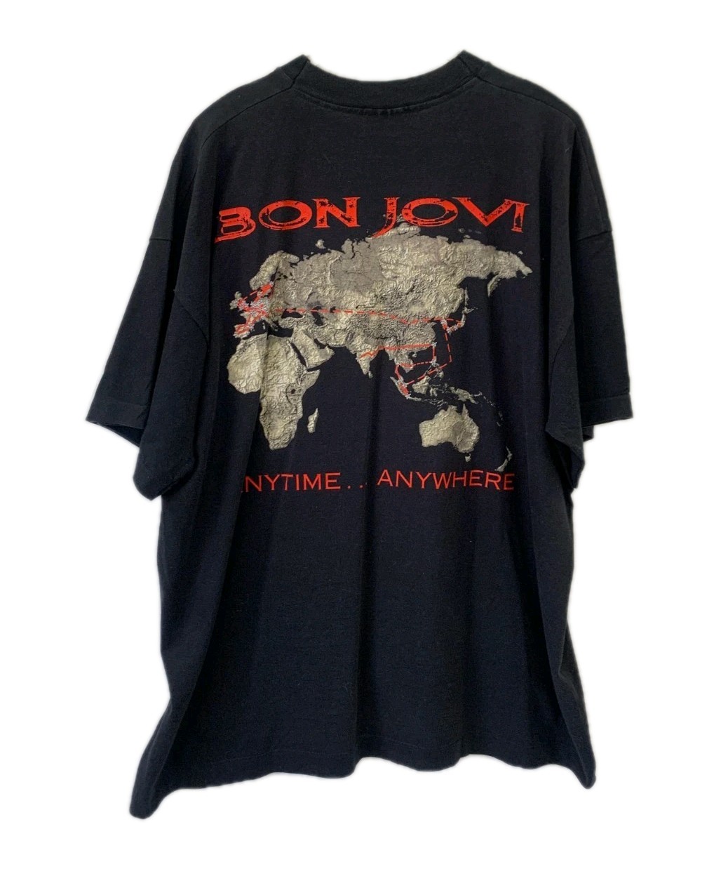 VTG 1995 Bon Jovi Cross Road Tour Shirt Anytime Anywh… - Gem