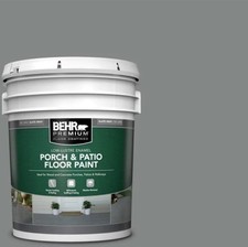 5 Gal Slate Gray Low-Lustre Enamel Interior/Exterior Porch and Patio Floor Paint