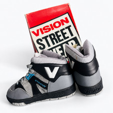 Vintage Vision Street Wear Skate Shoes High Top Deadstock NOS OG Box Size 4.5