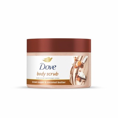 Get Silky Smooth Skin - Dove Brown Sugar Coconut Body Scrub 10.5oz