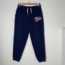 Polo Ralph Lauren Fleece Jogger Sweatpants Boys Size L 14-16 Blue