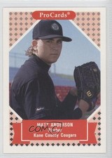 1991 ProCards Tomorrow's Heroes Matt Anderson #11 0b5
