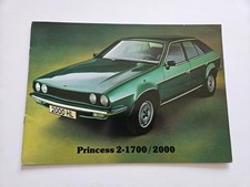 Austin Princess 2 1700 2000 Sales Brochure 1978 1979 Dutch