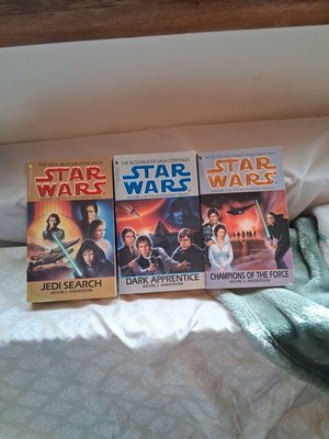 Star Wars Jedi Academy Trilogy PB Set   Anderson 1994 Bantam Spectra EU Legends