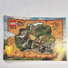 LEGO 7414 Adventurers Orient Expedition Elephant Caravan Vintage 99% complete
