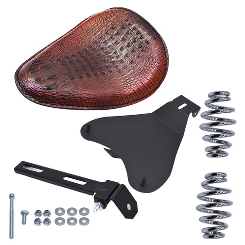 Muelle de asiento Bobber para motocicleta solo negro para Honda Shadow Spirit ACE VT 1100 750 - Imagen 20 de 20