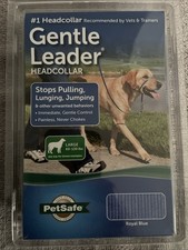 NEW PetSafe Gentle Leader Headcollar- Large for Dogs 60-130 lbs Royal Blue