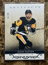 Jason Zucker 2021-22 Artifacts Card 60 #41/85 Pittsburgh Penguins