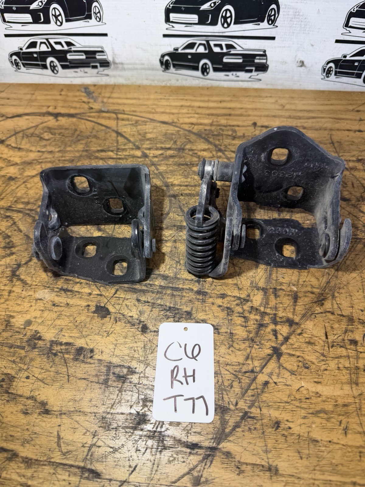 Chevrolet Corvette 2005-2013 Front Right Lower Door hinges Set