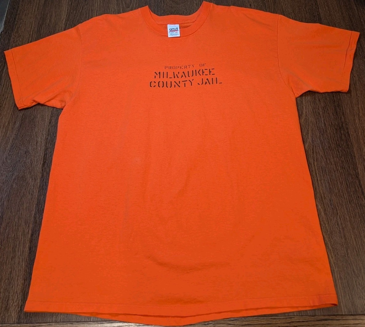 トップス Raleigh 1977 PRISON SHIRTS Vintage 90s Milwaukee County Jail Shirt Single Stitch Prison
