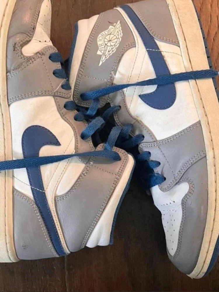 Jordan 1 Mid True Blue | eBay
