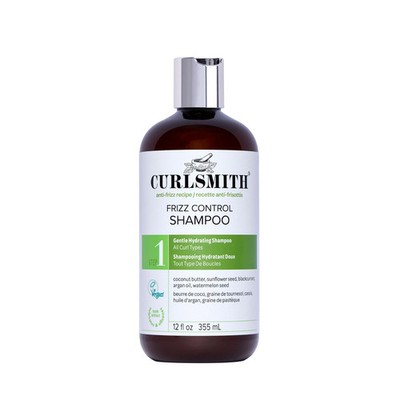 CURLSMITH - Frizz Control Cleanser, sanftes feuchtigkeitsspendendes Haarshampoo, für alle Locken