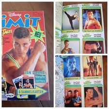 Disney Limit Magazine Jean-Claude Van Damme Cards Universal Soldiers Bloodsport