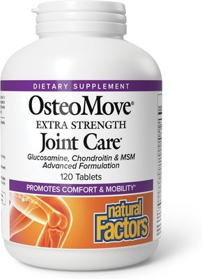Natural Factors, OsteoMove Joint Care, Extra Strength 120 Count (Pack of 1) 