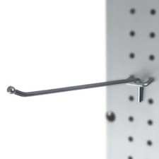 Presa Heavy Duty Metal Peg Board Shelving Hooks, 8-Inch, 50-Pack 8 Inch Chrome