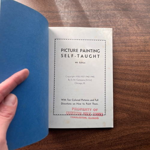 Campana Picture Painting Self Taught 4th Ed 1935 Art Library Softcover - Picture 4 of 10