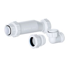 Nuie White Waste Trap For Furniture Basins
