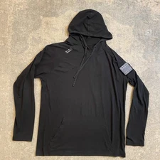 5.11 Tactical Hoodie Shirt Mens XL Black Long Sleeve Lightweight Pullover