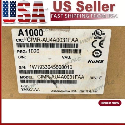 US FREE TAX Yaskawa CIMR-AU4A0031FAA 20HP AC Drive A1000 480V  Spot Goods