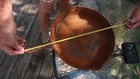 GRISWOLD # 12 CAST IRON SKILLET NEEDS CLEANING & HAS A CRACK. PLEASE VIEW PIC'S