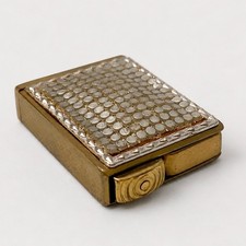 Atomiseur Parfum COLIBRI Vintage Rhinestone Gold Pocket Perfume Diffuser Lighter