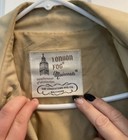 Vintage  London Fog Original Trench Coat Maincoats Size 12 Raincoat AS IS — photo 4